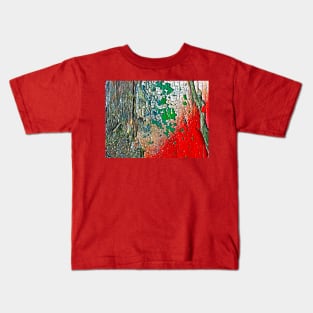 Cartoon Tree Bark Kids T-Shirt